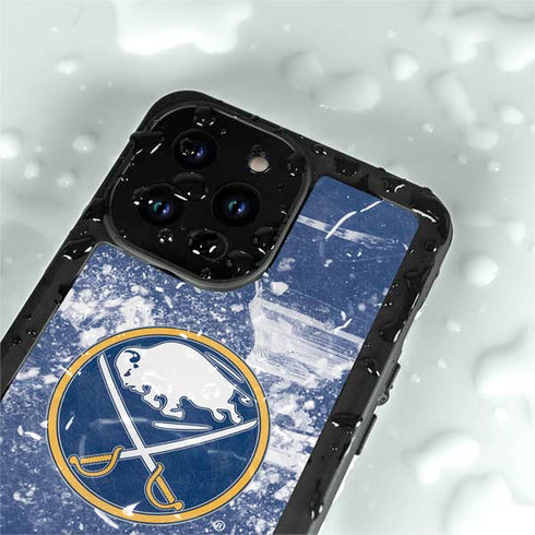 NHL Buffalo Sabres Frozen iPhone 15 Pro Waterproof Case
